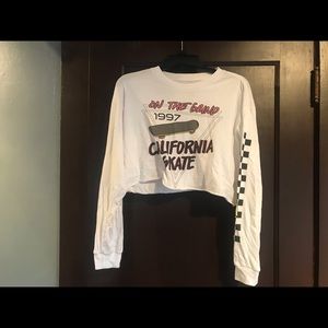 cropped long sleeve